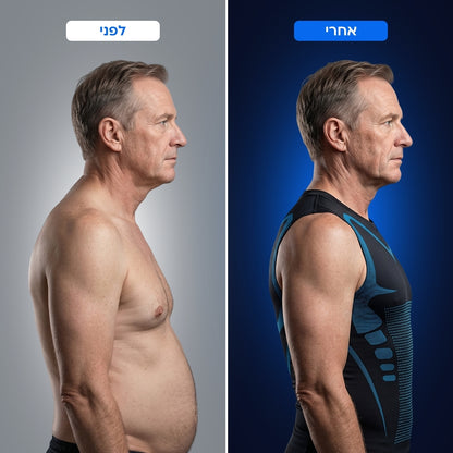 LyonRise ShapeForce חולצת עיצוב ויציבה לגבר