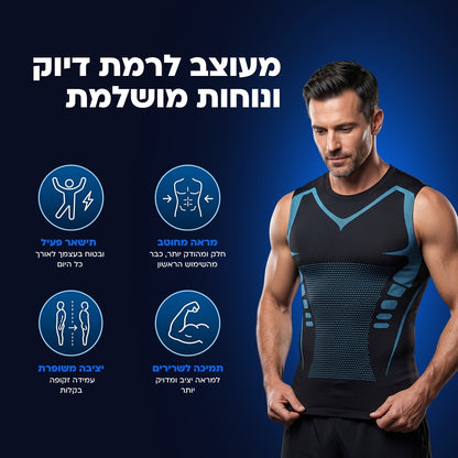 LyonRise ShapeForce חולצת עיצוב ויציבה לגבר