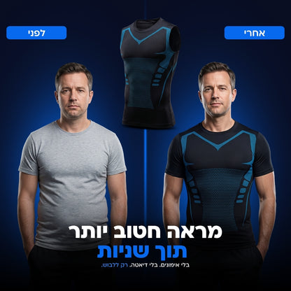 LyonRise ShapeForce חולצת עיצוב ויציבה לגבר