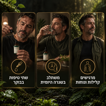 LyonRise LymphFlow - טיפות טבעיות לניקוז לימפתי