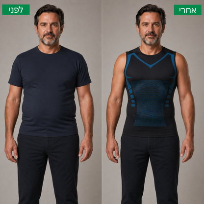 LyonRise ShapeForce חולצת עיצוב ויציבה לגבר