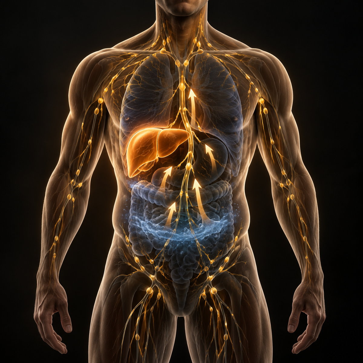 LyonRise LymphFlow - טיפות טבעיות לניקוז לימפתי