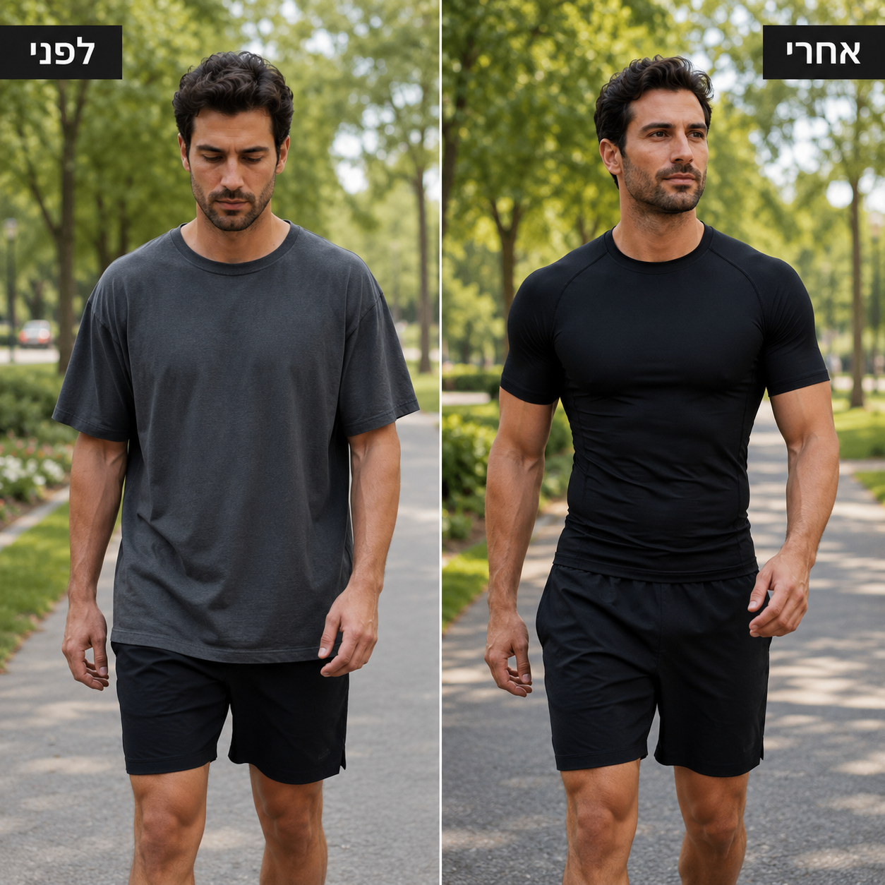 LyonRise PowerShape חולצה מחטבת לגבר